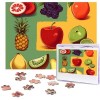 Puzzle 500 pièces pour adultes style art fruit puzzle cool animal Noël puzzle cadeau pour la famille taille 52 x 38 cm