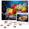 Puzzle 500 pièces pour adultes nénuphar puzzle cool animal Noël puzzle cadeau pour famille taille 52 x 38 cm