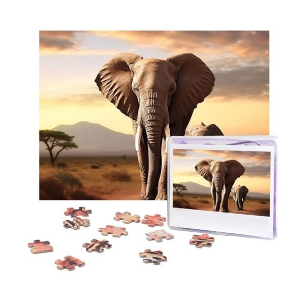 Puzzle 500 pièces pour adultes nénuphar puzzle cool animal Noël puzzle cadeau pour famille taille 52 x 38 cm