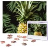 Puzzle 500 pièces pour adultes ananas jaune puzzle cool animal Noël puzzle cadeau pour la famille taille 52 x 38 cm