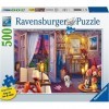 Ravensburger - Puzzle 500 pièces Pièces larges - Dans la baignoire - Adultes et enfants dès 12 ans - Puzzle de qualité supéri