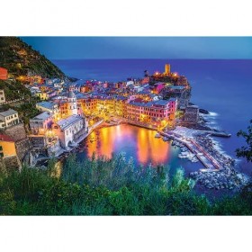 Trefl Puzzle, Vernazza au crépuscule, 2000 Pièces, Qualité Premium, pour Adultes et Enfants à partir de 12 Ans, TR27086