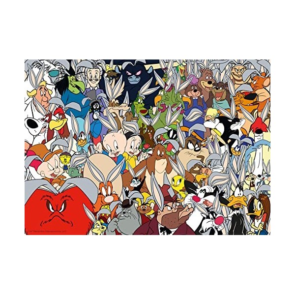 Ravensburger - Puzzle 1000 pièces - Looney Tunes Challenge Puzzle - Adultes et enfants dès 14 ans - Puzzle de qualité supér