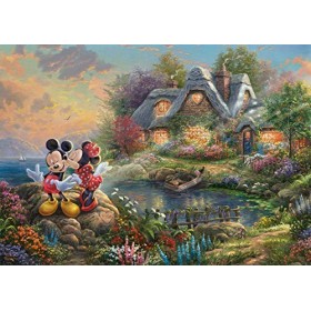 Schmidt 59639 Thomas Kinkade Disney Mickey Mouse Jigsaw Puzzle, 1000 Pieces
