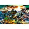 Schmidt- Puzzle Playmobil-Île Figure de Pirate 150 Pièces, 56020