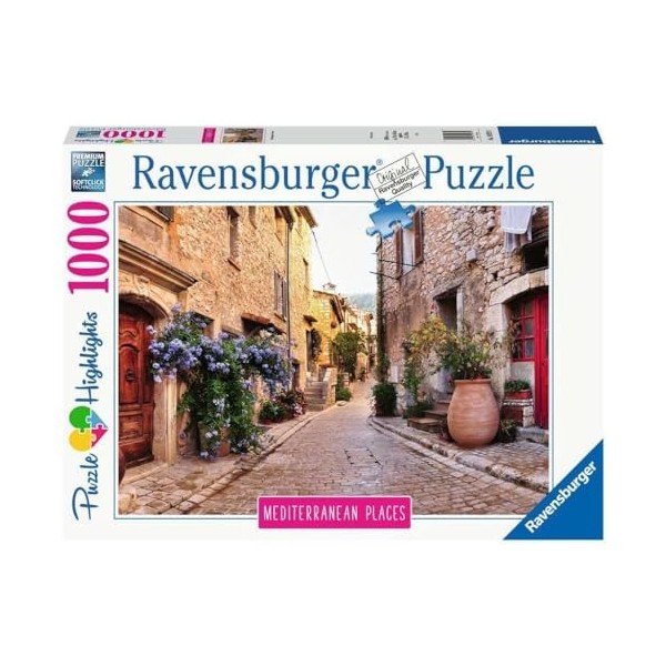 Ravensburger - Puzzle Adulte - Puzzle 1000 p - La France méditerranéenne Puzzle Highlights - 14975
