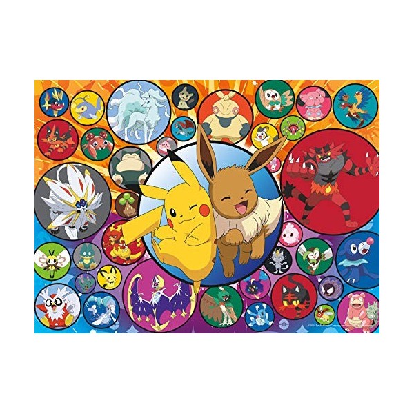 Buffalo Games - Pokemon - Pokemon Alola Region - Puzzle 100 pièces