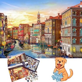HUADADA Puzzle 1000 Pieces Adultes Puzzle Adulte 1000 Pièces Jeu DIntelligence De lart De La Décoration Moderne Jeu Cadeau 