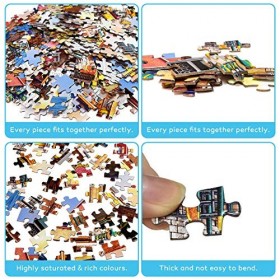 HUADADA Puzzle 1000 Pieces Adultes Puzzle Adulte 1000 Pièces Jeu DIntelligence De lart De La Décoration Moderne Jeu Cadeau 