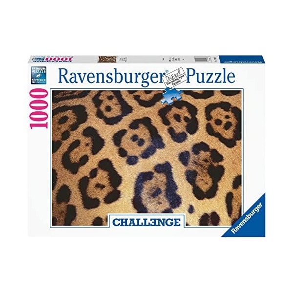 Ravensburger - Puzzle 1000 pièces -Le pelage du jaguar Challenge Puzzle - Adultes et enfants dès 14 ans - Puzzle de qualité