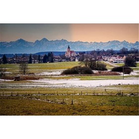 200 Pièces Puzzles pour Adolescents et Adultes Ville de Campagne Puzzle en Bois, Meilleur Cadeau pour Adultes et Enfants-25x3