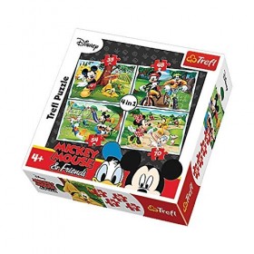 4 Puzzles Mickey - + 4 Ans - 35/48/54/70 pièces