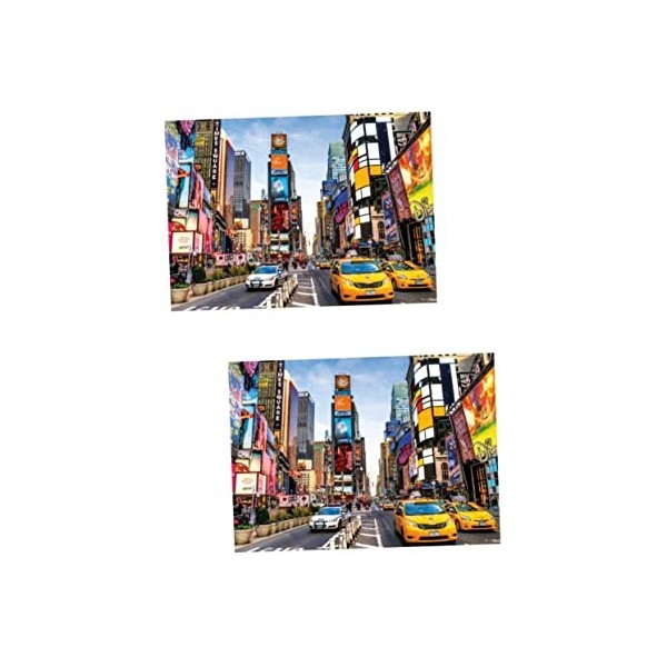 Amosfun 1000 Pièces 1 Ensemble Puzzles Difficiles pour Adultes Puzzle Adulte Puzzle 1000 Célèbre Puzzle dart 1000 Puzzles po