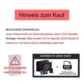 Kit déclairage LED pour Casque Lego Boba Graisse Pas de modèle Lego , BrickBling Kit de décoration LED pour Lego 75277 Boba