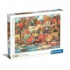 Clementoni 1500pzs Does Not Apply Collection Good Times Harbor 1500 pièces, Puzzle paysages, Divertissement Adulte-fabriqué e