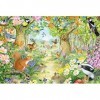 Schmidt Spiele Animaux de la forêt, Puzzle 100 pièces pour Enfants, 56370, Coloré