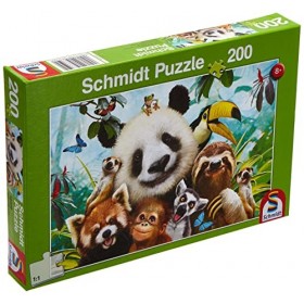 Schmidt Spiele- Animal Puzzle pour enfant-200 pièces, 56359, coloré