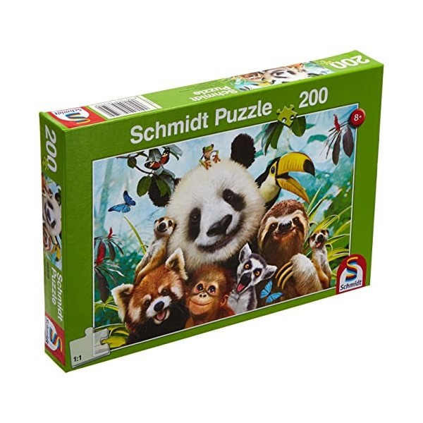 Schmidt Spiele- Animal Puzzle pour enfant-200 pièces, 56359, coloré