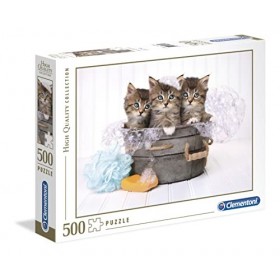 Clementoni- Kittens and Soap - 500 pièces- 35065