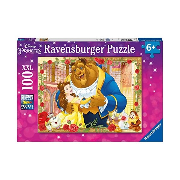 Ravensburger Disney Princess La Bella e La Bestia Puzzle pour Enfants, 13704, Multicolore