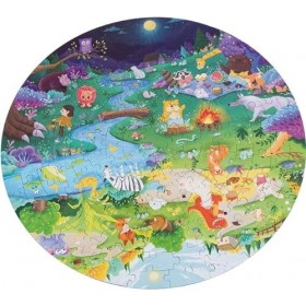 Puzzle 150 pièces thème Forêt Imaginaire