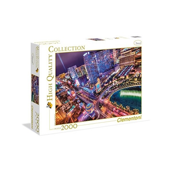 Clementoni - 325559 - Puzzle - Las Vegas - 2000 Pièces