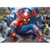 Clementoni- Supercolor Puzzle-Spider-Man-20+60+100+180 pièces- 21410