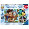 Ravensburger- 3 Puzzles de 49 pièces Toy Story 4 Pixar Disney Enfant, 4005556080670