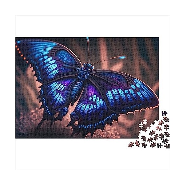 Puzzle pour adultes 300 pièces Papillon Puzzle Magnifiques Papillons Puzzle pour Adultes Femmes Hommes Cadeaux Jeu Difficile 