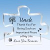TTOVEN Uncle Gifts Puzzle Uncle Birthday Gifts Thank You for Being Such an Important Piece of My Life