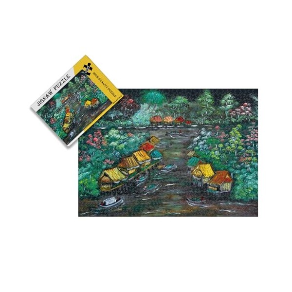 Puzzles pour Adultes Puzzles 1000 pièces Arbre de Vie en Peinture à lhuile Puzzle en Papier 1000 pièces Puzzles pour Adultes