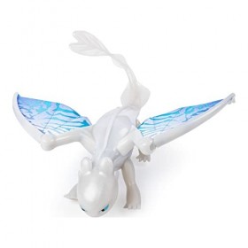 Dreamworks Dragons Lightfury Dragon Deluxe avec lumières et Sons, pour Enfants à partir de 4 Ans