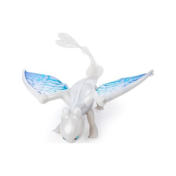 Dreamworks Dragons Lightfury Dragon Deluxe avec lumières et Sons, pour Enfants à partir de 4 Ans