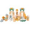 Small Foot 11699 Blocs de Construction en Bois Safari, Set avec des Motifs Animaux dans Une boîte de Stockage, à partir Toys
