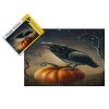 Puzzle de 1000 pièces Citrouille Corbeau Noir Pretty Presents - Puzzles Premium pour Adultes - Bonus Poster Inclus 38 * 26cm