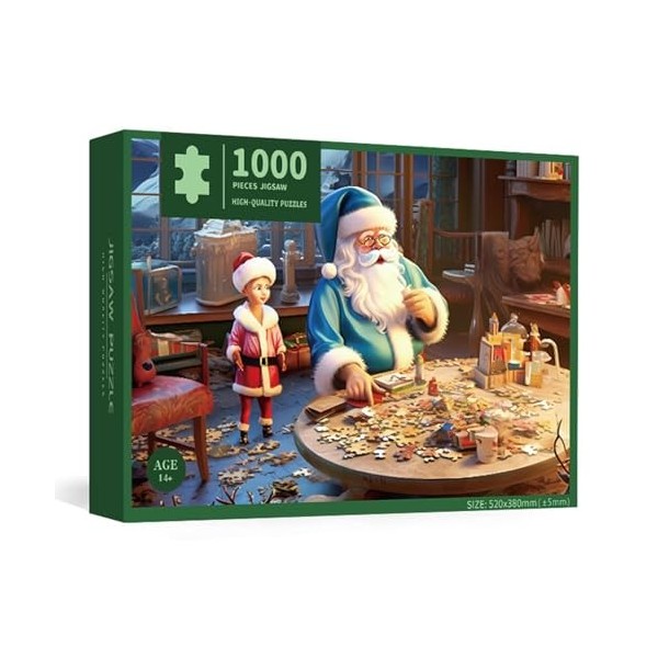 Calendrier de lavent Adulte 2023, Puzzle Adulte 1000 Pieces Idee Noel, Calendrier de lAvent de Noël Puzzles 1000 pièces, Pu