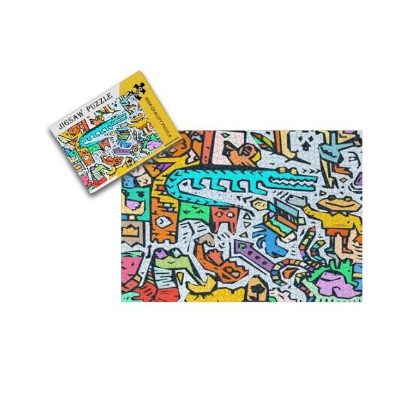 Puzzles pour Adultes 1000 pièces Puzzles 1000 pièces pour Adultes Enfants Grand Jeu de Puzzle Jouets Cadeau 38 * 26cm