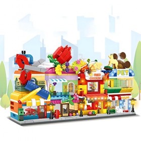 Miclut Jouet de construction avec le magasin modèle STEM Jouet de construction à partir de 6 7 8 9 10 ans 903 pièces Briques 