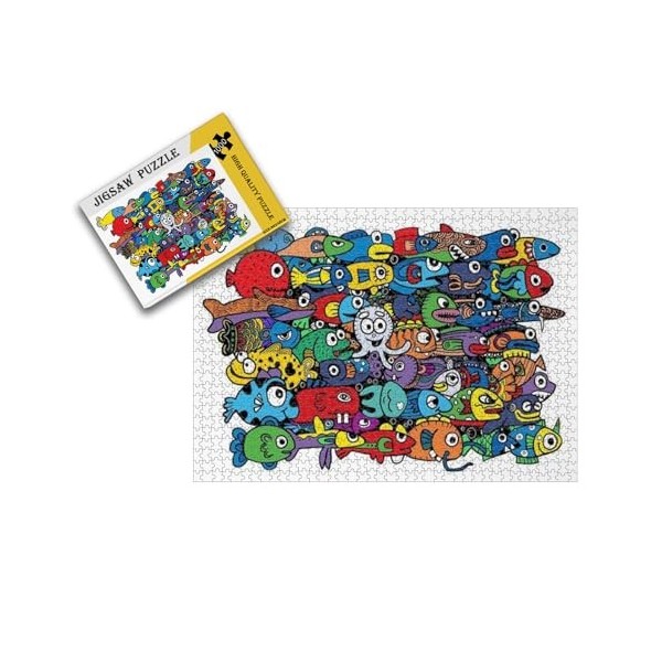 Puzzles pour Adultes, 1000 pièces, Cadeau, Puzzle de Sol, défi cérébral, Jeu Familial éducatif pour Enfants et Adolescents 38