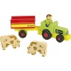 Jeujura - 8051- Jeux de Construction-Petite Ferme avec Animaux - 70 Pieces