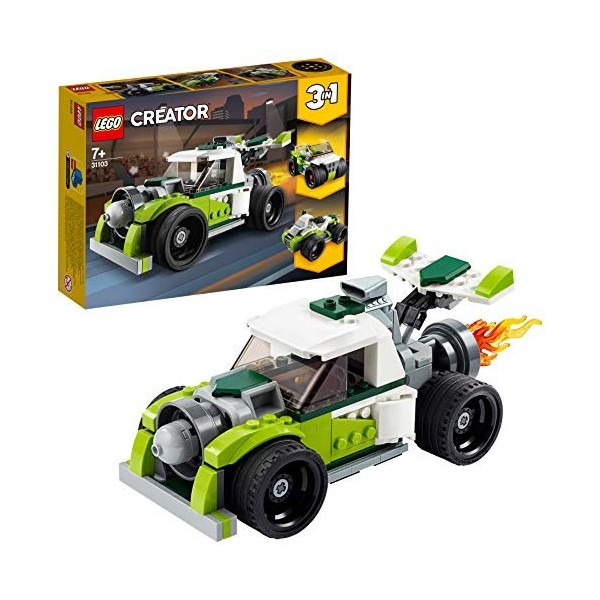 LEGO® Creator - Le Camion de fusée, Jeu Créatif 7 Ans Et Plus, Jeu damusement de 198 Pièces - 31103