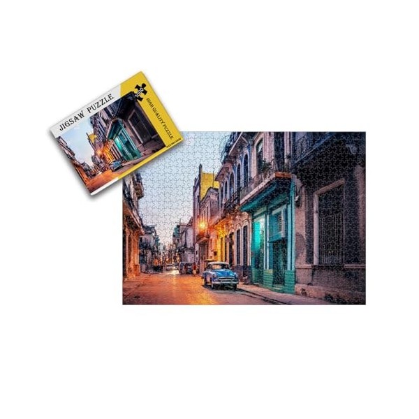 Puzzles pour Adultes 1000 pièces Puzzles pour Adultes Grand Puzzle épais pour Adolescents et Enfants 38 * 26cm