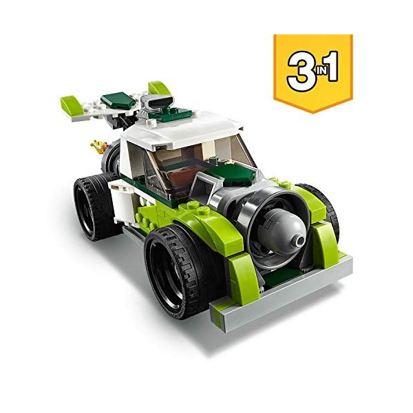 LEGO® Creator - Le Camion de fusée, Jeu Créatif 7 Ans Et Plus, Jeu damusement de 198 Pièces - 31103