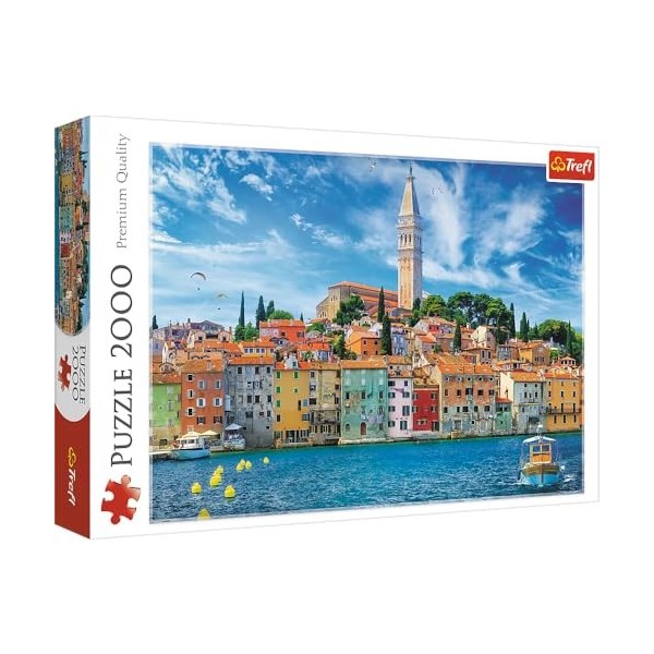 Trefl- Croatie Italie 2000 Pièces Qualité Premium pour Adultes et Enfants à partir de 12 Ans Puzzle, TR27114, Rovinj