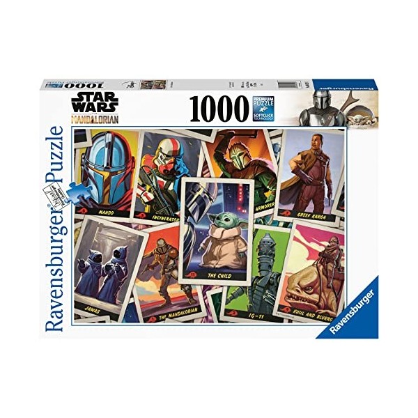 Ravensburger - Puzzle 1000 pièces - Star Wars The Mandalorian - Adultes et enfants dès 14 ans - Puzzle de qualité supérieure 