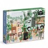 Galison 9780735371903 Plant Café Jigsaw Puzzle, Multicoloured, 1000 Pieces