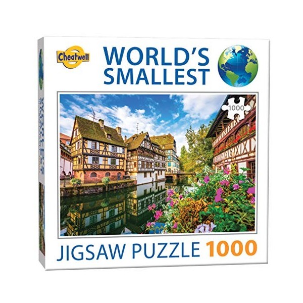 Cheatwell Games 658 13251 EA Worlds Smallest Puzzles Strasbourg, red