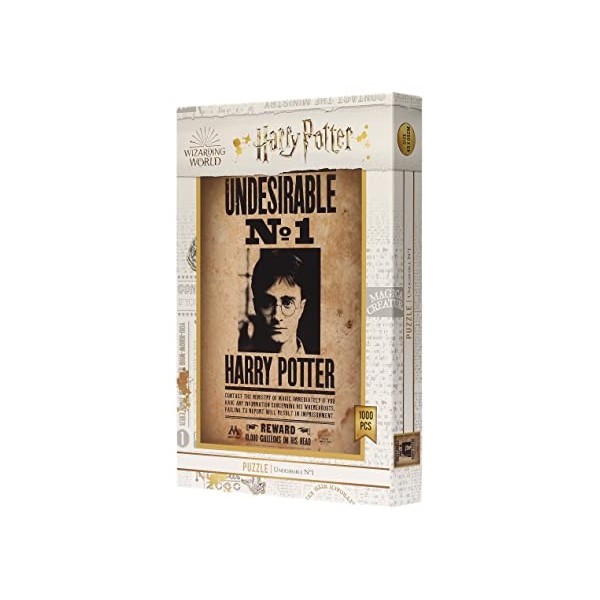 Sagas,Harry Potter RS531132 Puzzle Harry Potter Indeseable Nº1 1000 piezas, Multicolore, único