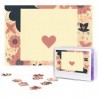 Puzzle en bois personnalisé de 300 pièces pour couple, puzzle familial, carte de fête des mères, photo pour adultes, annivers