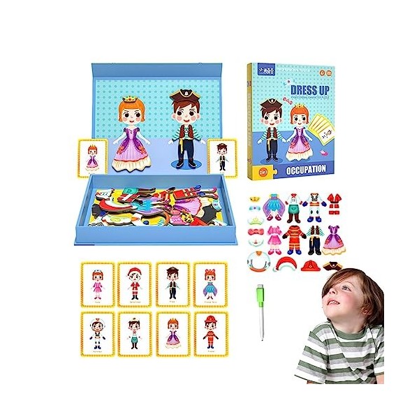 Furtryvl Jouets de Puzzles pour Tout-Petits, Puzzles magnétiques pour - Jouet de Jeu de société de Puzzle magnétique pour Les